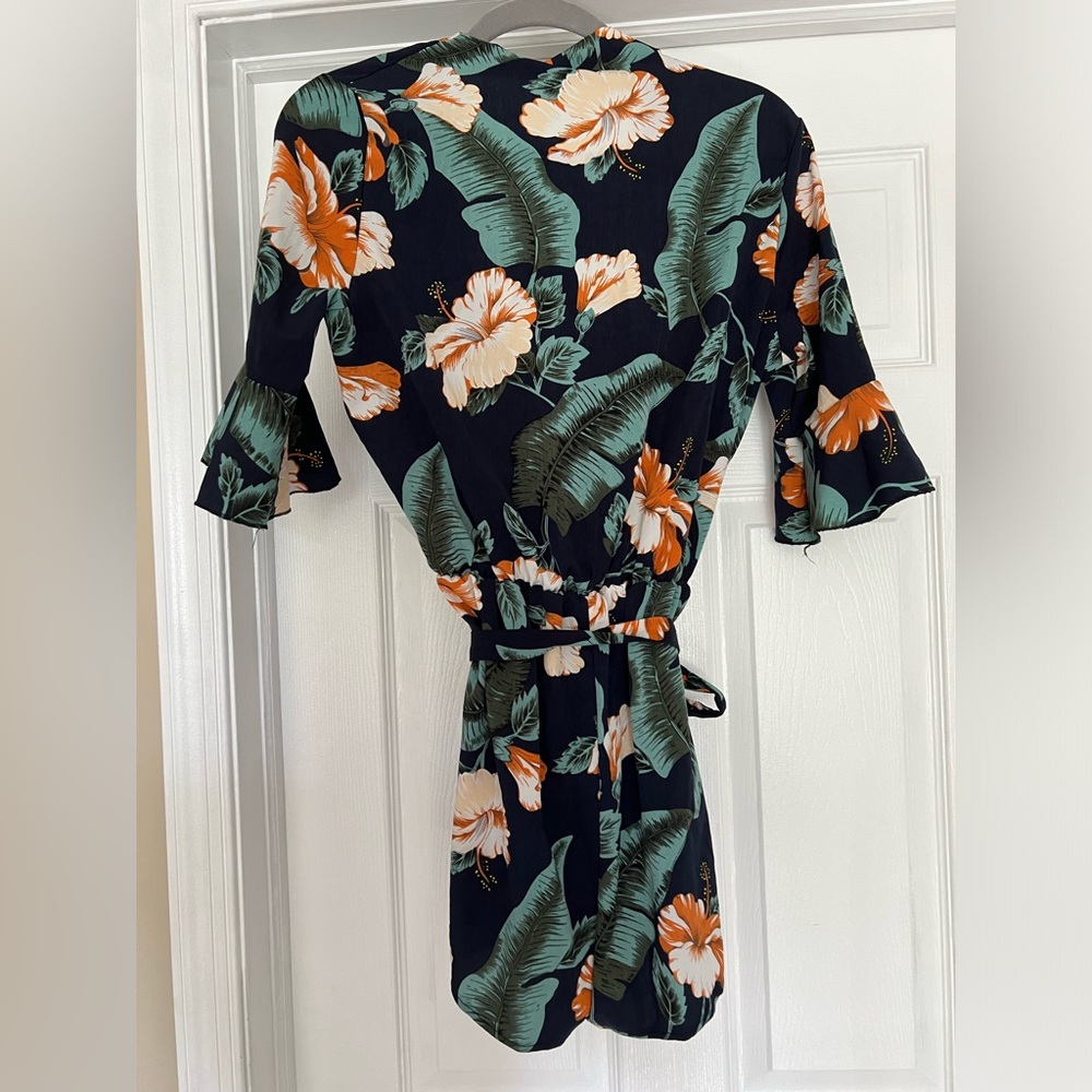 Tropical Floral Romper